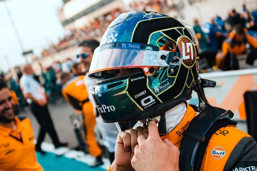 lando norris helmet