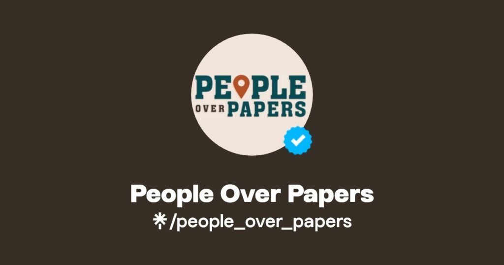 people over papers